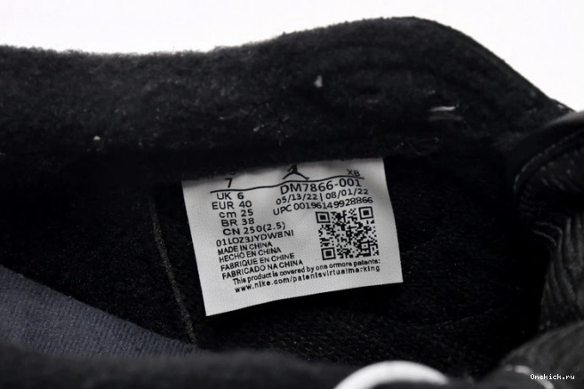 One Kick Air OG Scott DM7866-001 Phantom 1 Travis Low Black Jordan x 0724